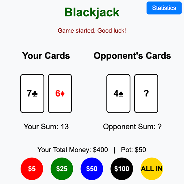 Blackjack Game