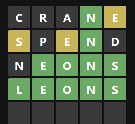 Leon's Wordle